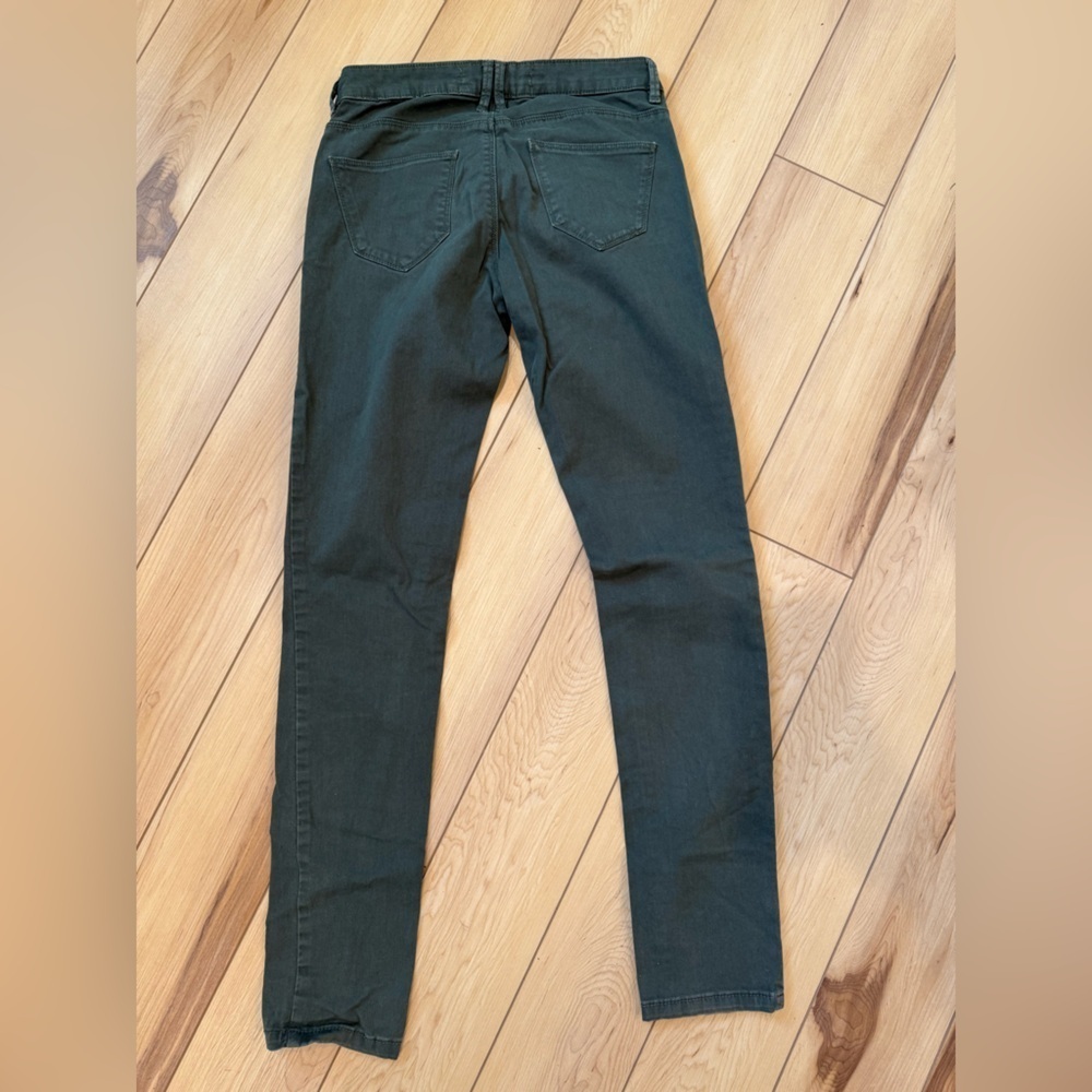 Women's Skinny Jeans in Dark Green - Picture 5 of 6